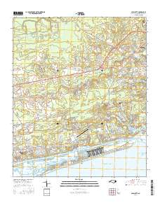 Shallotte 2016 topographic map thumbnail