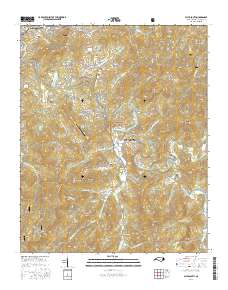 Sylva South 2016 topographic map thumbnail