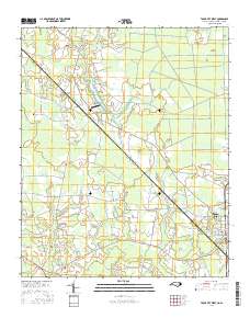 Tabor City West 2016 topographic map thumbnail