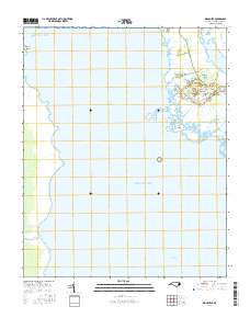 Wanchese 2016 topographic map thumbnail