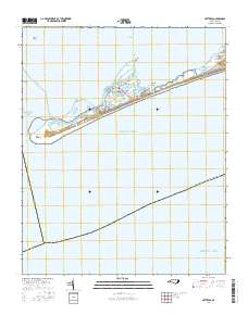Hatteras 2016 topographic map thumbnail