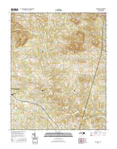 Hiddenite 2016 topographic map thumbnail