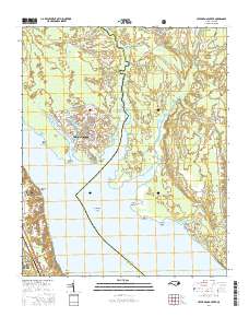 Upper Broad Creek 2016 topographic map thumbnail
