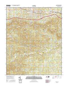 Valdese 2016 topographic map thumbnail