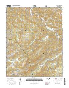 Valle Crucis 2016 topographic map thumbnail