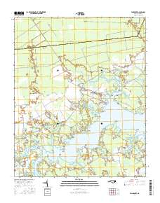 Vandemere 2016 topographic map thumbnail