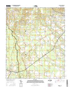 Wagram 2016 topographic map thumbnail
