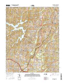 Wake Forest 2016 topographic map thumbnail