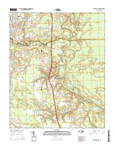 Wallace East 2016 topographic map thumbnail