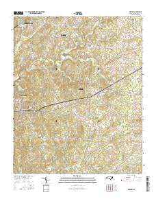 Waxhaw 2016 topographic map thumbnail