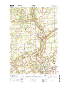 Milaca 2016 topographic map thumbnail