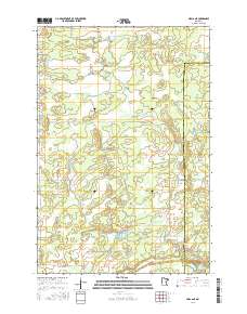 Milaca NE 2016 topographic map thumbnail