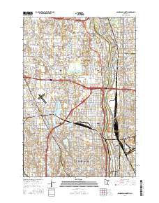 Minneapolis North 2016 topographic map thumbnail