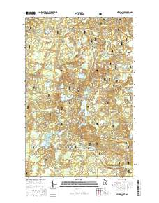 Mitawan Lake 2016 topographic map thumbnail