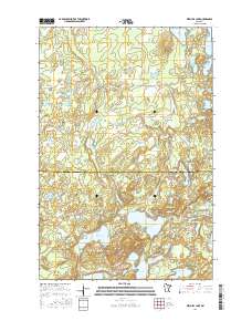 Mitchell Lake 2016 topographic map thumbnail