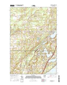Moose Lake 2016 topographic map thumbnail