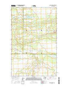 Mulligan Lake 2016 topographic map thumbnail