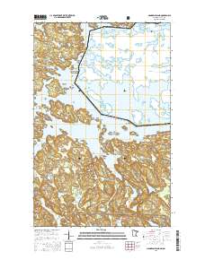 Namakan Island 2016 topographic map thumbnail