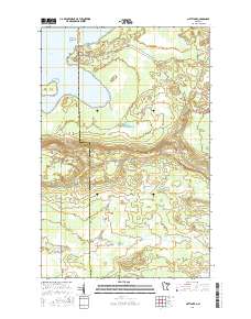 Nett Lake 2016 topographic map thumbnail