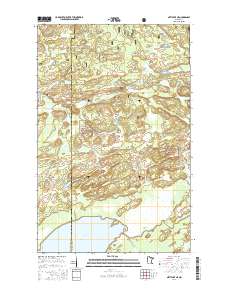 Nett Lake NE 2016 topographic map thumbnail