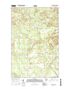 Nett Lake NW 2016 topographic map thumbnail