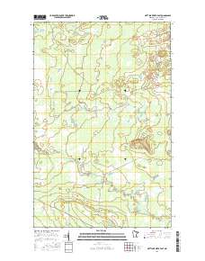 Nett Lake River East 2016 topographic map thumbnail