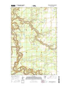 Nett Lake River West 2016 topographic map thumbnail