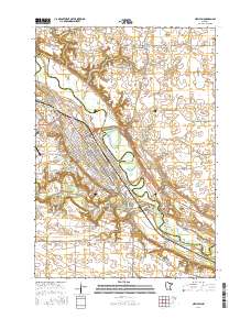 New Ulm 2016 topographic map thumbnail