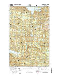 Northern Light Lake 2016 topographic map thumbnail