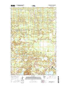 Northome North 2016 topographic map thumbnail