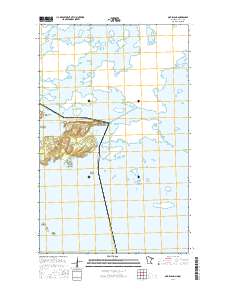 Oak Island 2016 topographic map thumbnail