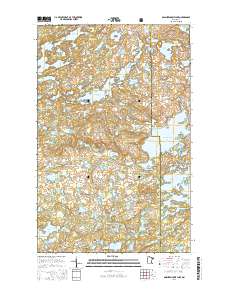 Ogishkemuncie Lake 2016 topographic map thumbnail