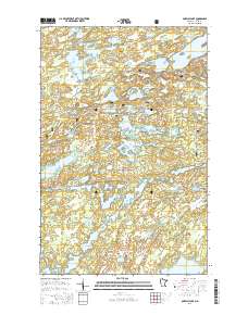 Ojibway Lake 2016 topographic map thumbnail