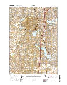 Orchard Lake 2016 topographic map thumbnail