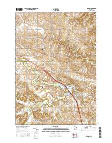 Oronoco 2016 topographic map thumbnail