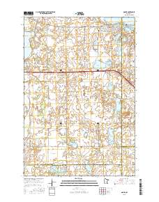 Osakis 2016 topographic map thumbnail