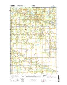 Park Rapids NW 2016 topographic map thumbnail
