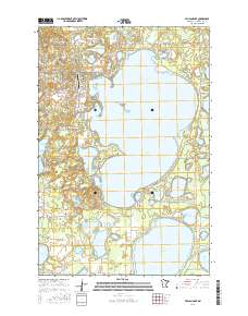 Pelican Lake 2016 topographic map thumbnail