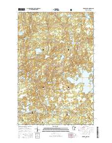 Perent Lake 2016 topographic map thumbnail