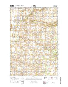 Pierz 2016 topographic map thumbnail