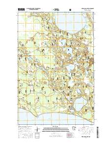 Pigeon Dam Lake 2016 topographic map thumbnail