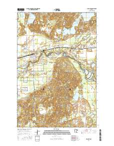 Pillager 2016 topographic map thumbnail