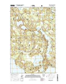 Pimushe Lake 2016 topographic map thumbnail