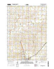 Pipestone North 2016 topographic map thumbnail