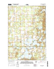 Platte Lake 2016 topographic map thumbnail