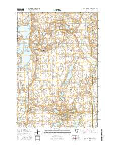 Pomme De Terre Lakes 2016 topographic map thumbnail