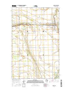 Roseau 2016 topographic map thumbnail