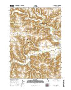 Rushford West 2016 topographic map thumbnail