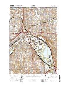 Saint Paul East 2016 topographic map thumbnail