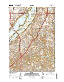 Saint Paul SW 2016 topographic map thumbnail